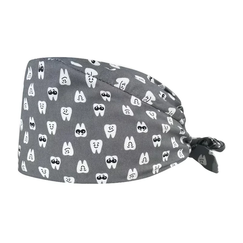 Printed Surgical Cap Scrub Cot - Hair Care Hospital ulasan dan harga