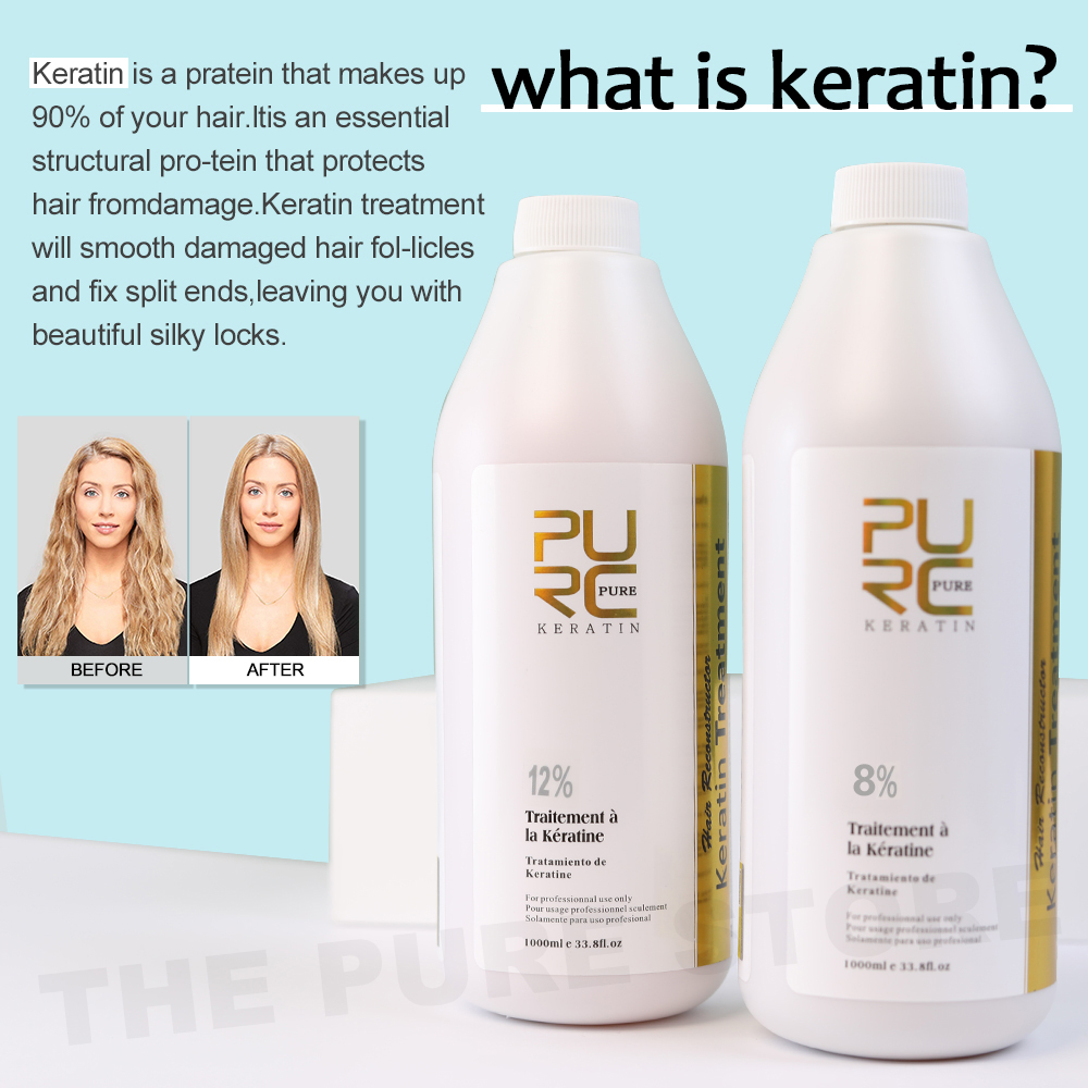 PURC 12% Keratin Smoothing Hai - Hair Care Keratin ulasan dan harga