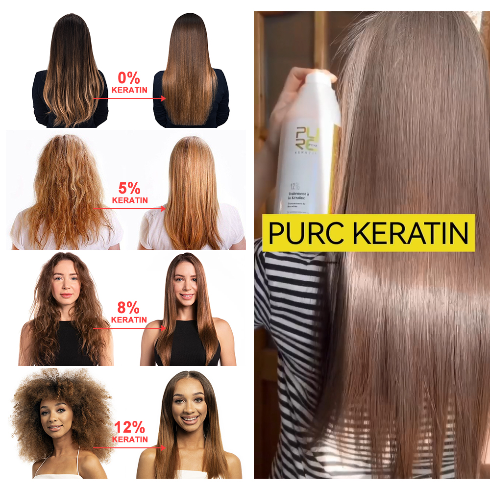 PURC 12% Keratin Smoothing Hai - Hair Care Keratin ulasan dan harga