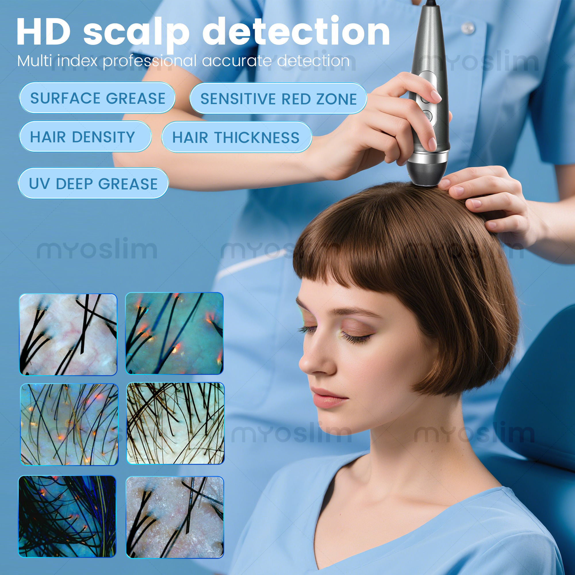 21.5 Inch AI Hair Analysis 3D  - Hair Care Routine ulasan dan harga