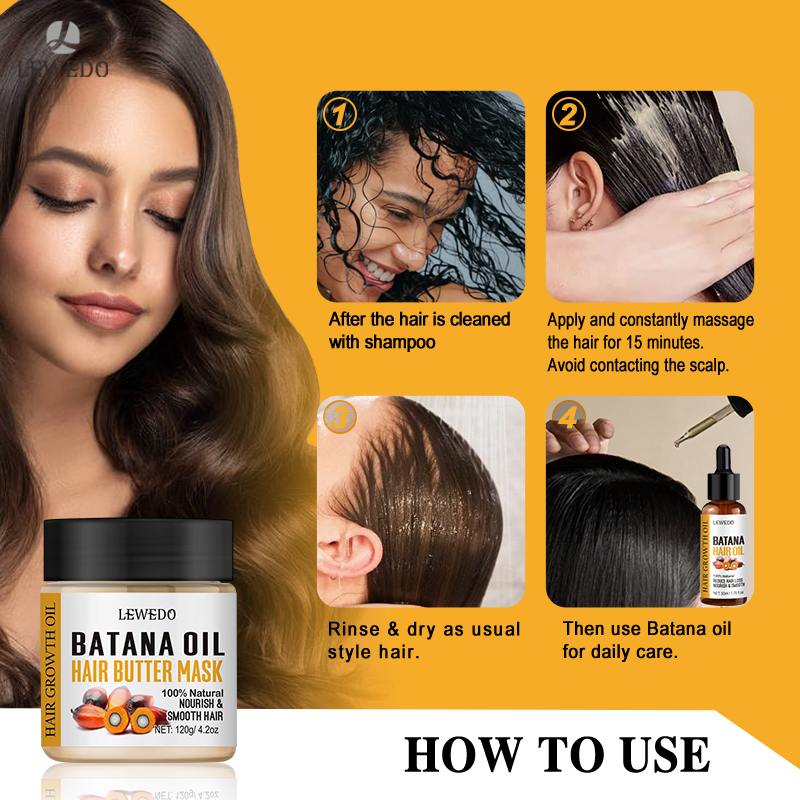 LEWEDO Batana Oil Hair Growth  - Hair Care Essence Oil ulasan dan harga