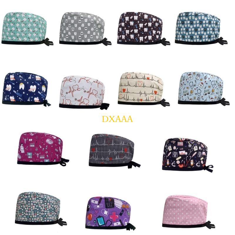 DXAA Print Scrub Hat for Hospi - Hair Care Hospital ulasan dan harga