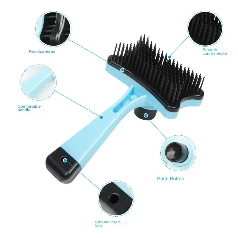 1pc Self Cleaning Pet Slicker  - Hair Care Is Self Care ulasan dan harga