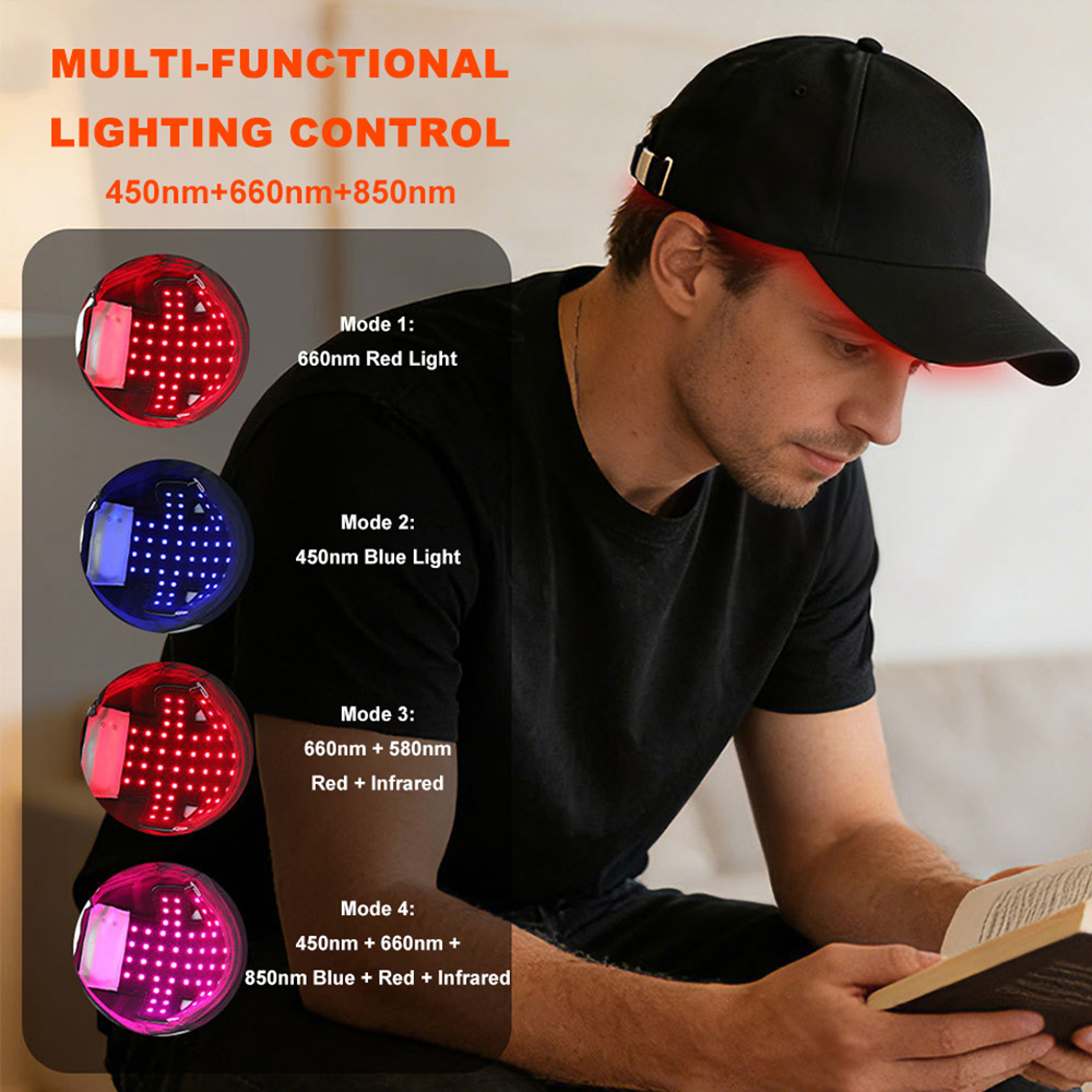 LED Hair Care Cap with Red 660 - Hair Care Routine ulasan dan harga