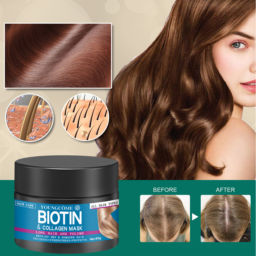 Hair Repairs Hair Mask Biotin  - Hair Care Collagen ulasan dan harga