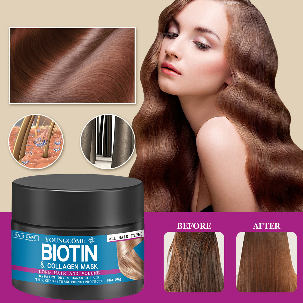 Hair Repairs Hair Mask Biotin  - Hair Care Collagen ulasan dan harga
