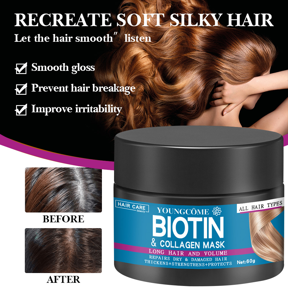 Hair Repairs Hair Mask Biotin  - Hair Care Collagen ulasan dan harga