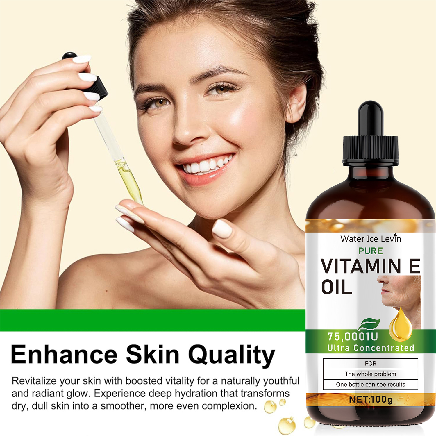 100ml Natural Vitamin E Essent - Hair Care Collagen ulasan dan harga