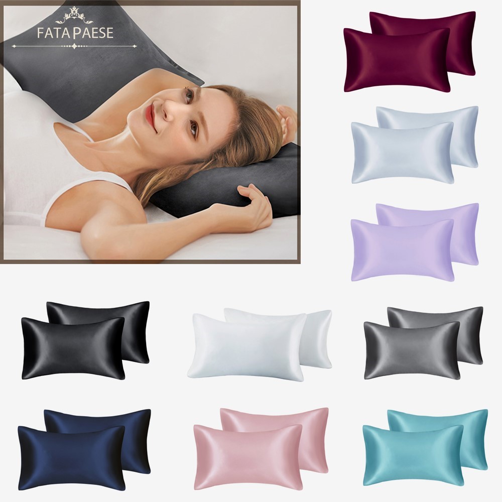 New 100% Silky Satin Pillowcas - Hair Care Hospital ulasan dan harga
