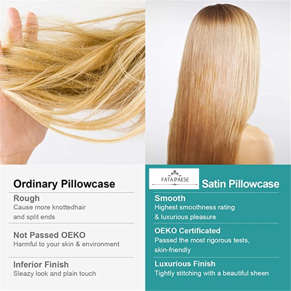 New 100% Silky Satin Pillowcas - Hair Care Hospital ulasan dan harga