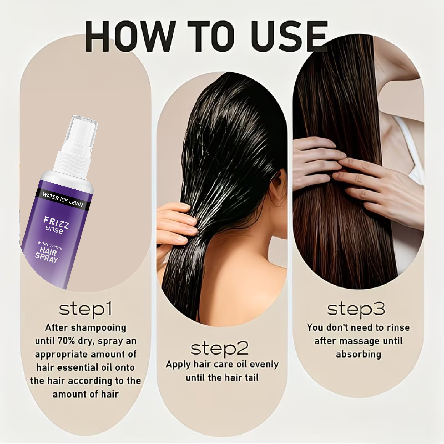 Water Ice Levin Frizz Ease Smo - Hair Care Collagen ulasan dan harga