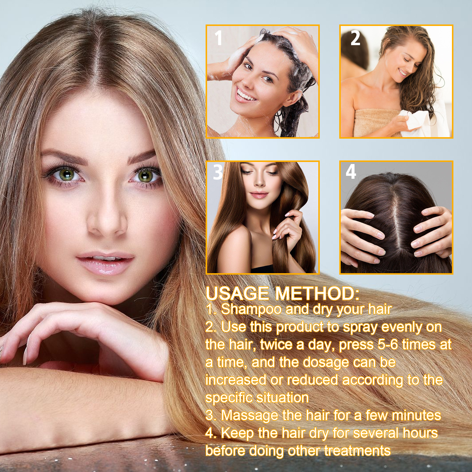 Biotin Hair Care Spray Nourish - Hair Care Essence Oil ulasan dan harga