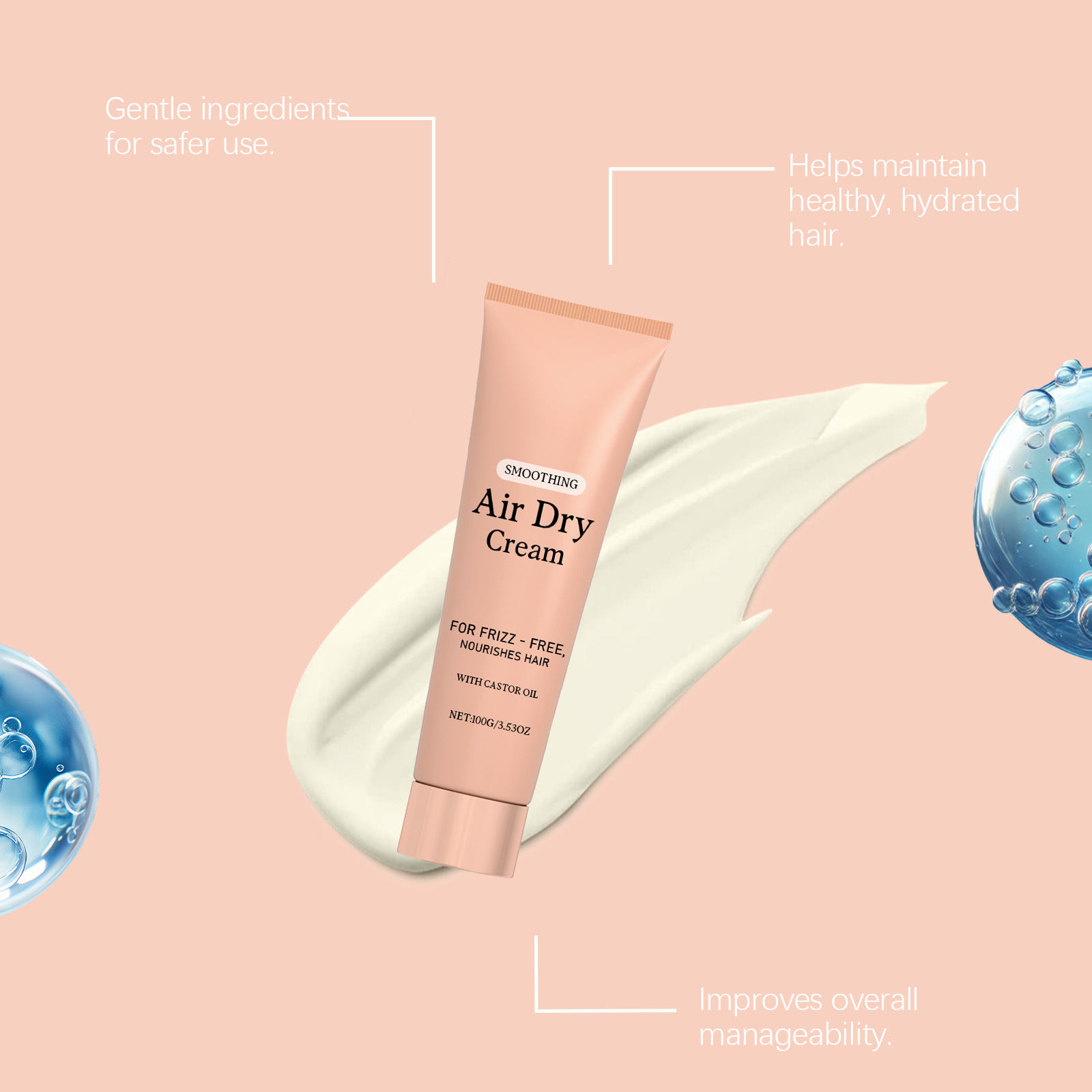 Air Dry Smoothing Hair Cream A - Hair Care Cream ulasan dan harga