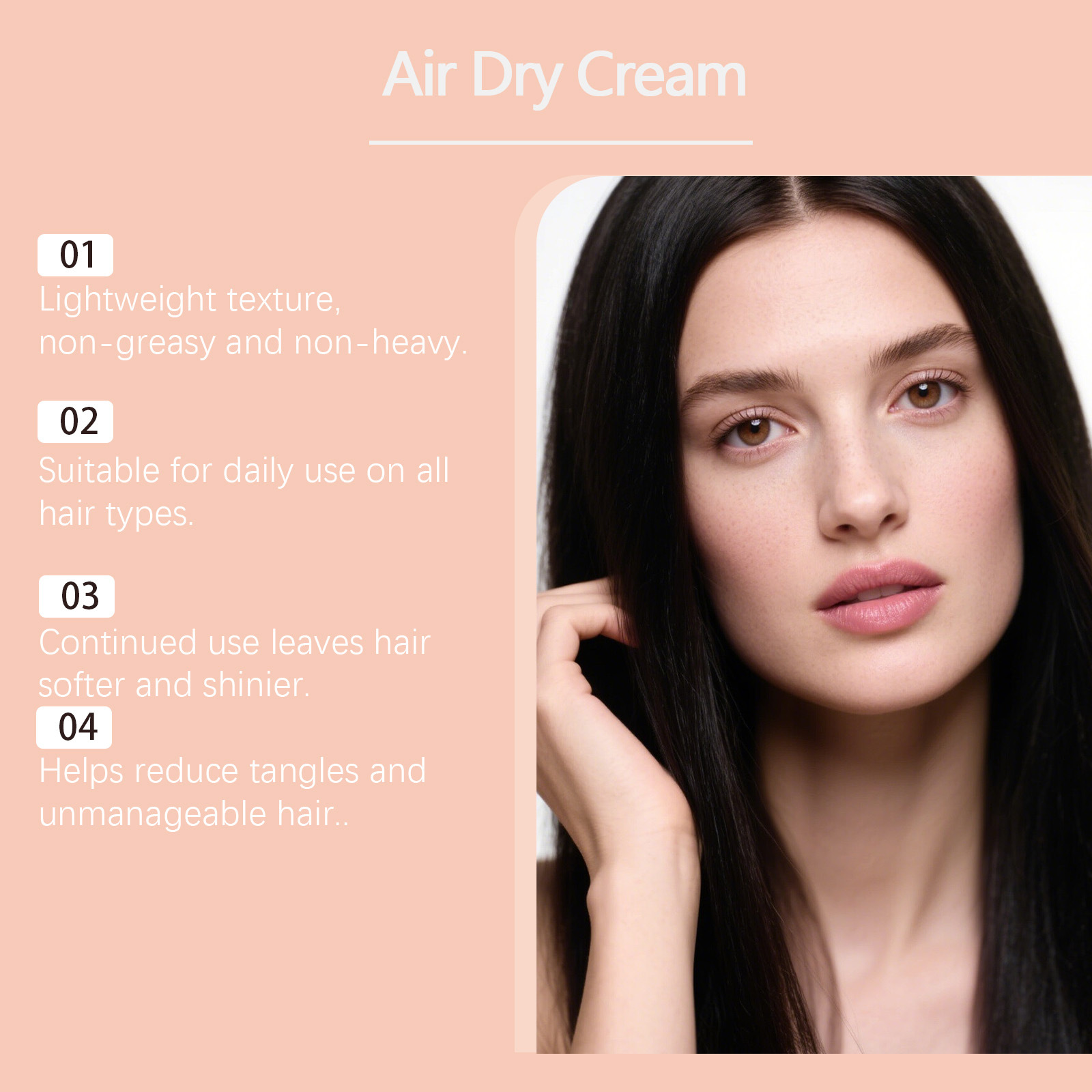 Air Dry Smoothing Hair Cream A - Hair Care Cream ulasan dan harga