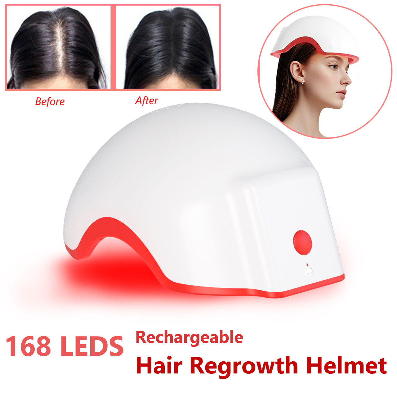 Red Light Therapy Device Hat N - Hair Care Routine ulasan dan harga