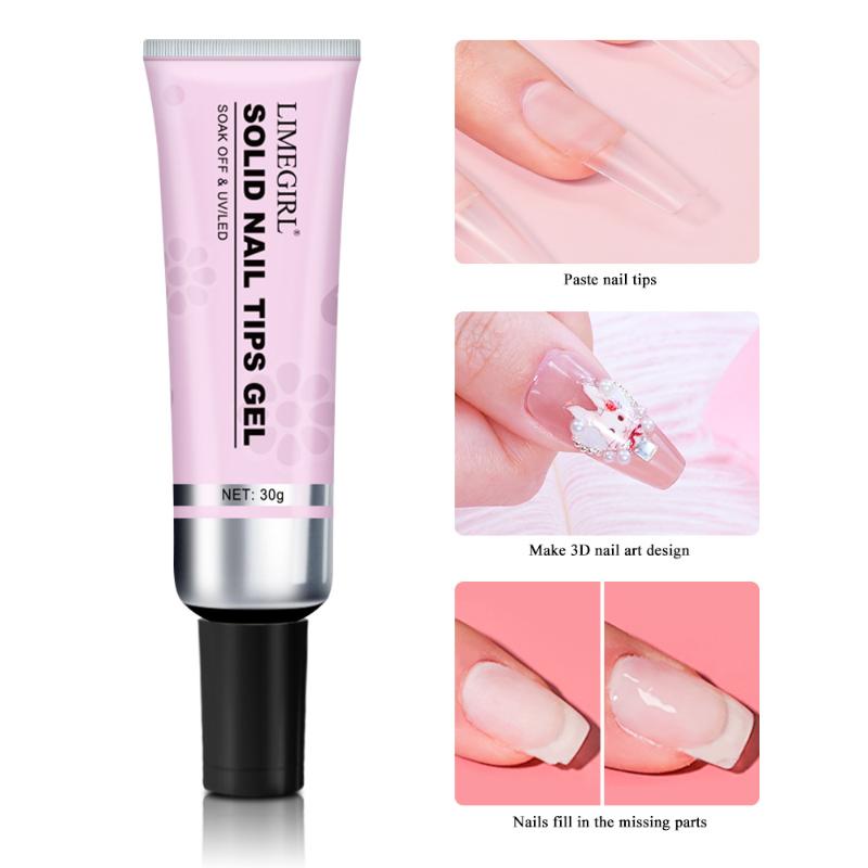 30g Soft Transparent Nail Tips - Hair Care Gel ulasan dan harga