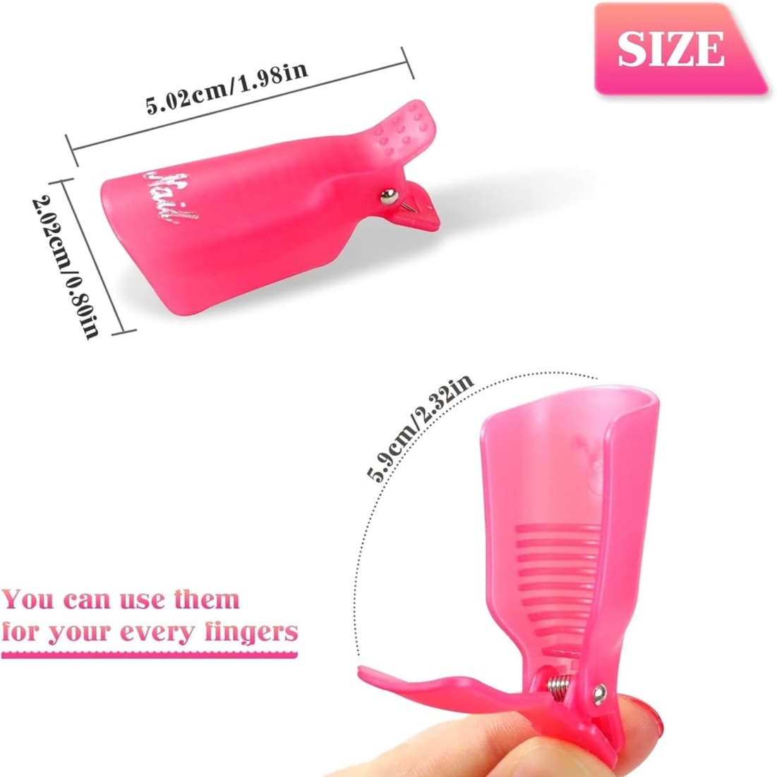 10 Pcs Nail Polish Remover Cli - Hair Care Gel ulasan dan harga
